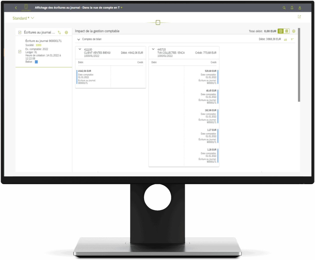 S4HANA Ecran Finances